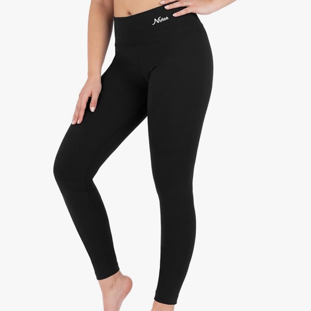 Nirlon Black Activewear Leggings